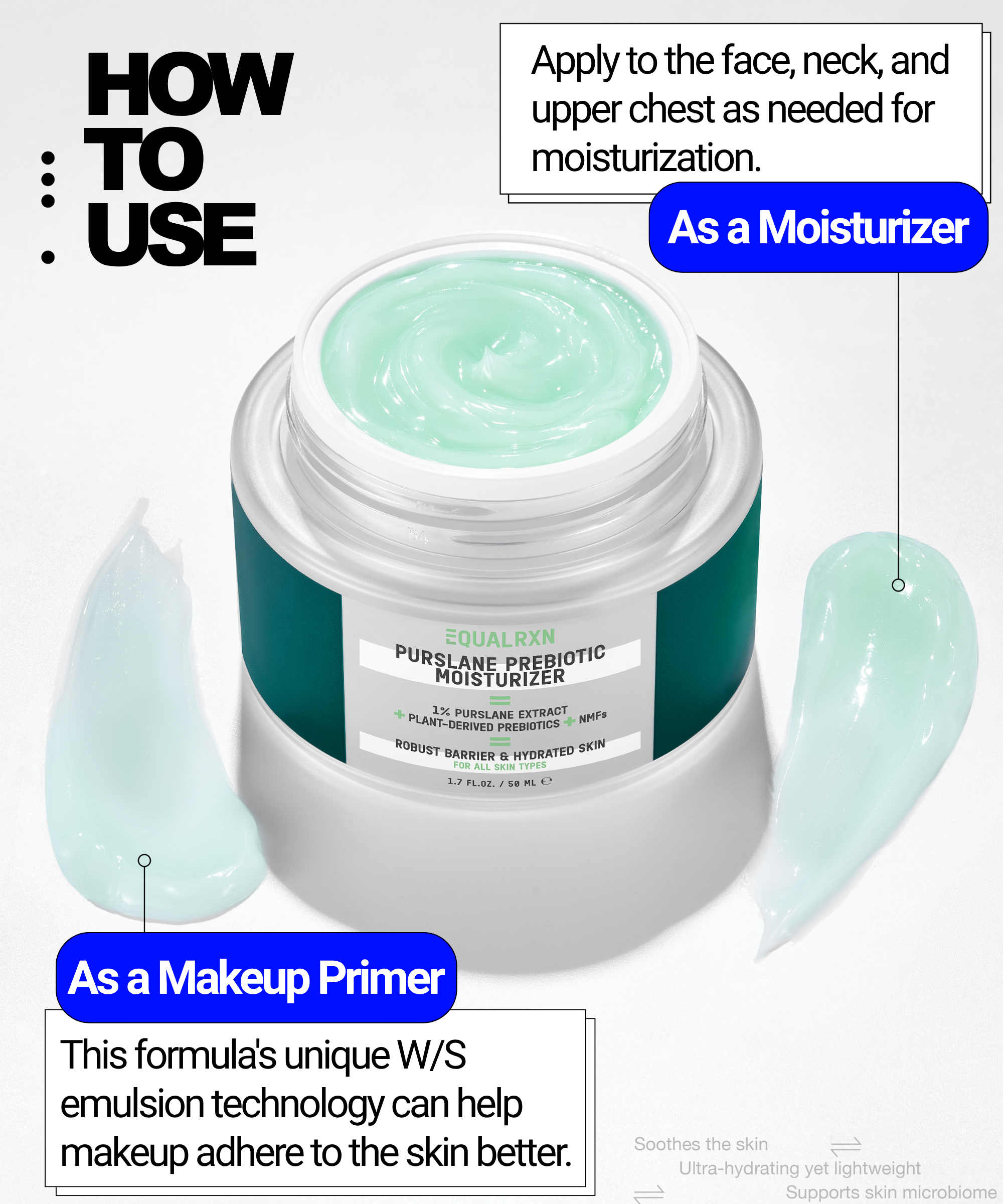 Purslane Prebiotic Moisturizer - EqualRXN