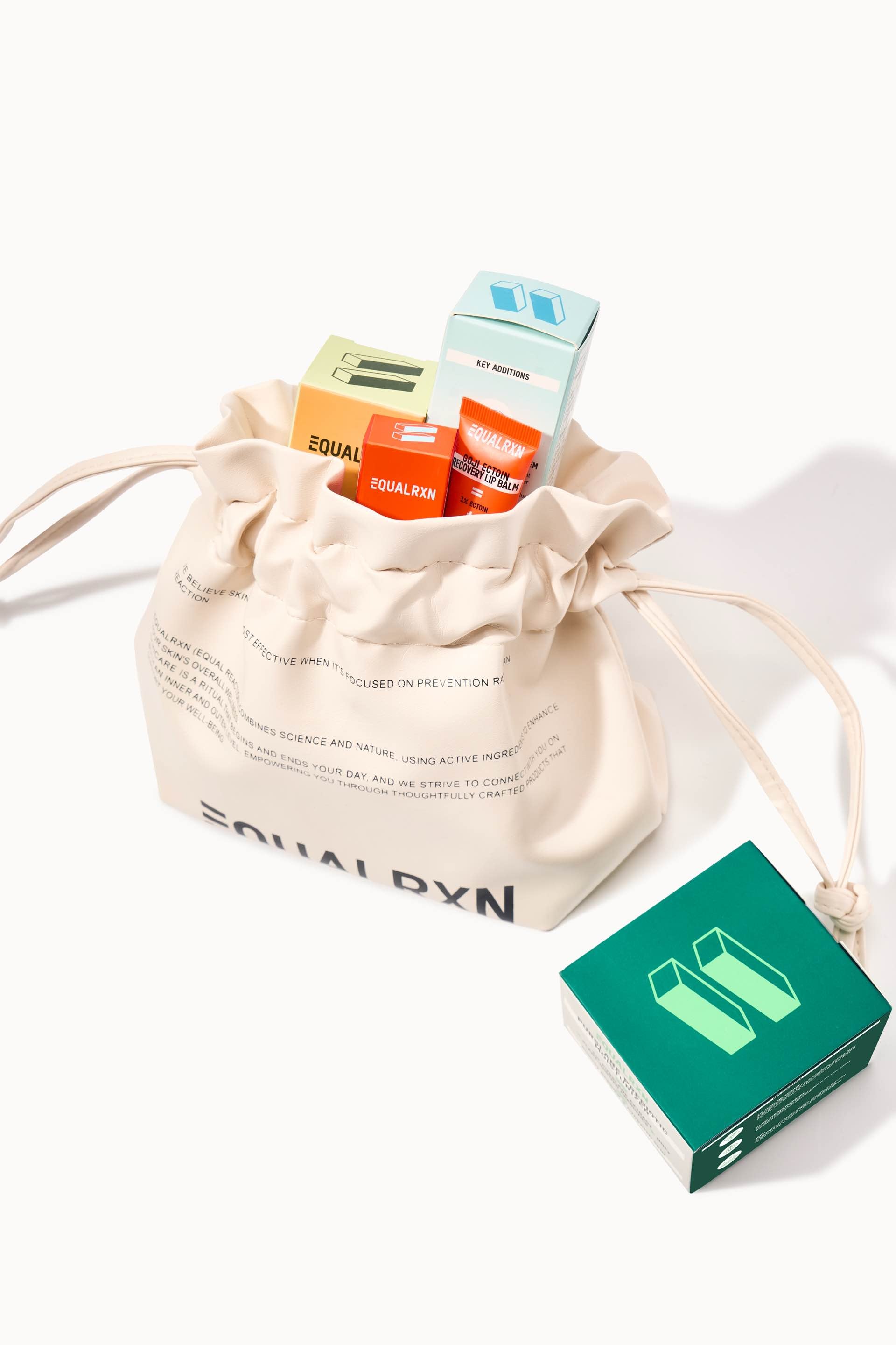 Skin Transformative Bundle (4 products set+ vegan leather drawstring toiletry bag) - EqualRXN