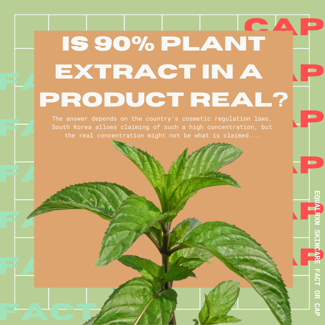 Is 90% Plant Extract In a Product Real?