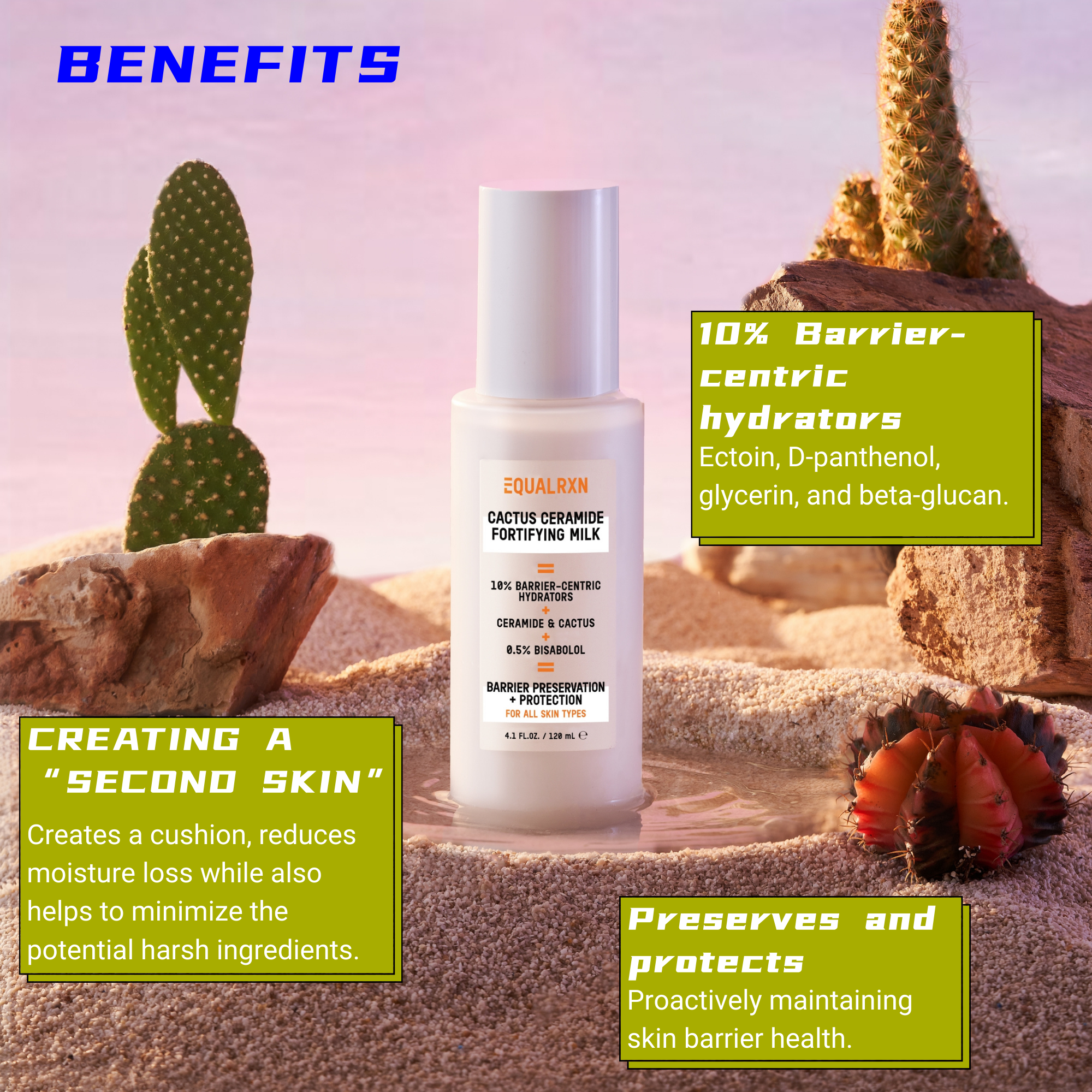 Cactus Ceramide Fortifying Milk - EqualRXN