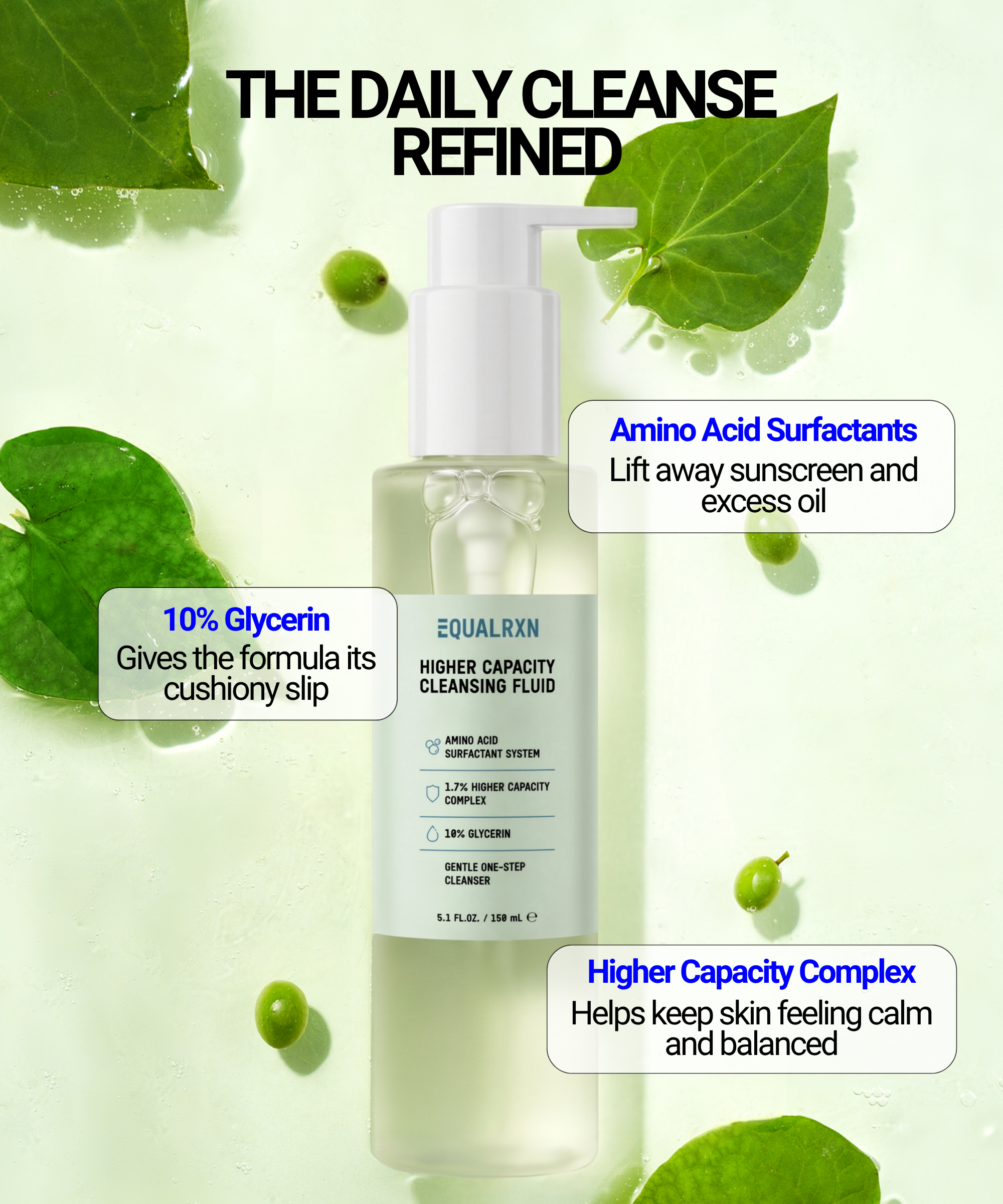 Higher Capacity Cleansing Fluid