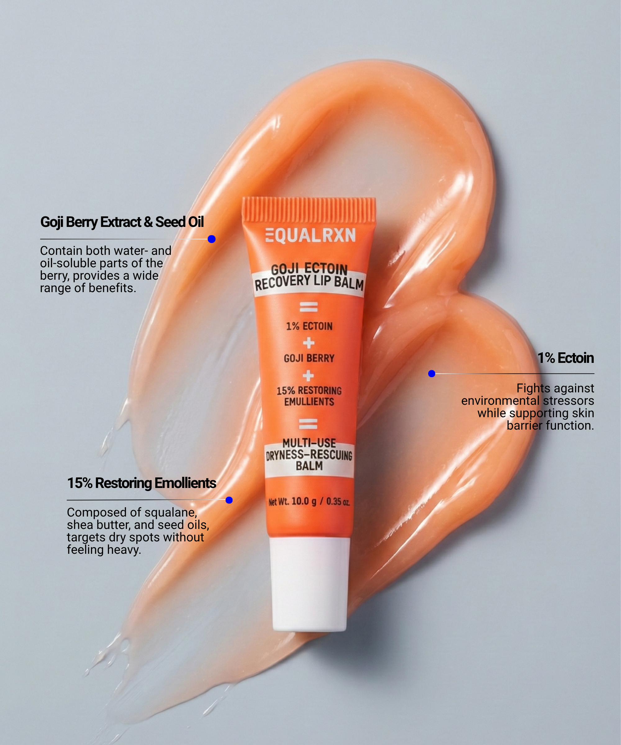 Goji Ectoin Recovery Lip Balm - EqualRXN