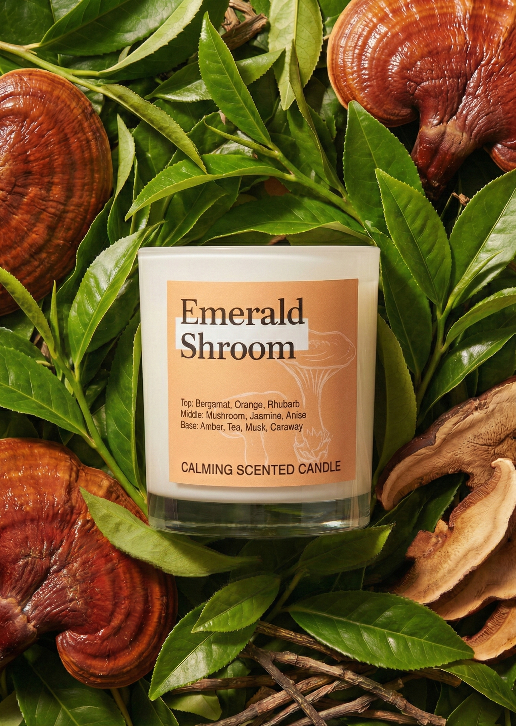 Limited Edition Emerald Shroom Scented Candle - EqualRXN