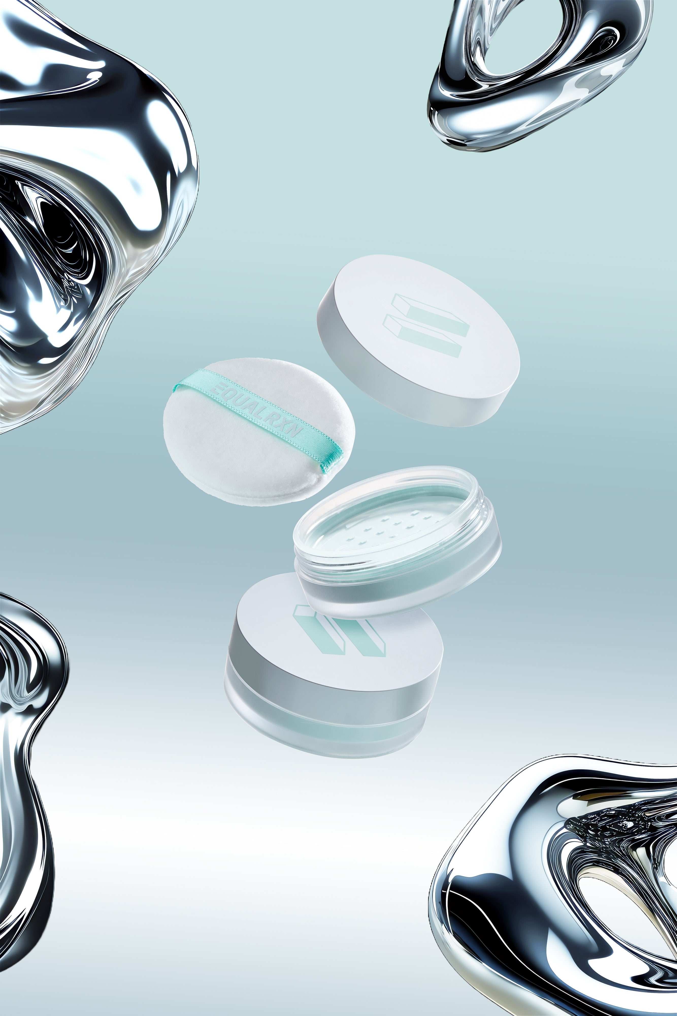 Compact mattifying loose powder for on-the-go shine control