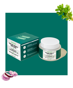 Front view of Purslane Prebiotic Moisturizer bottle