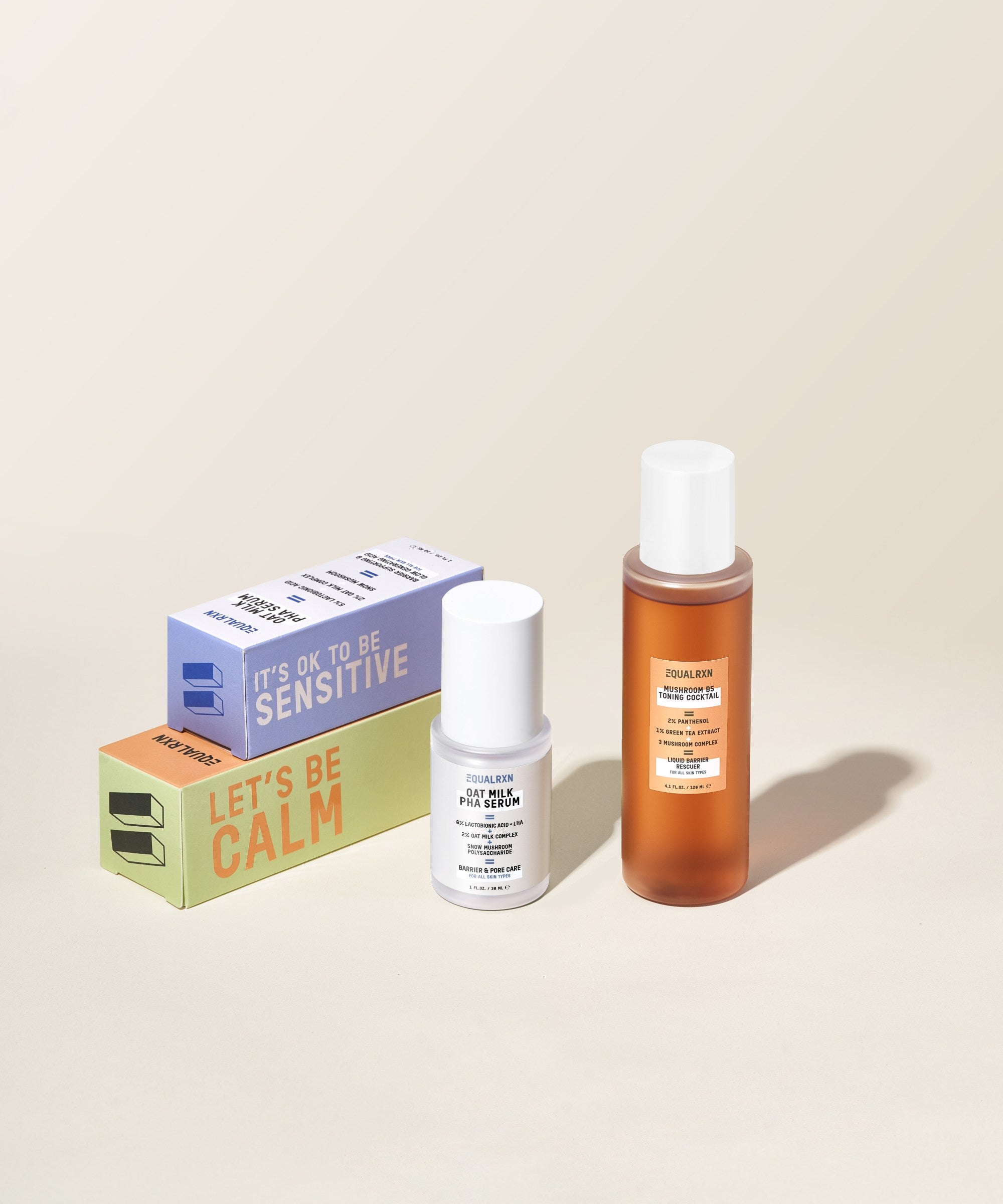 Skin Clarifying Bundle (Mushroom B5 Toning Cocktail + Oat Milk PHA Serum) - EqualRXN