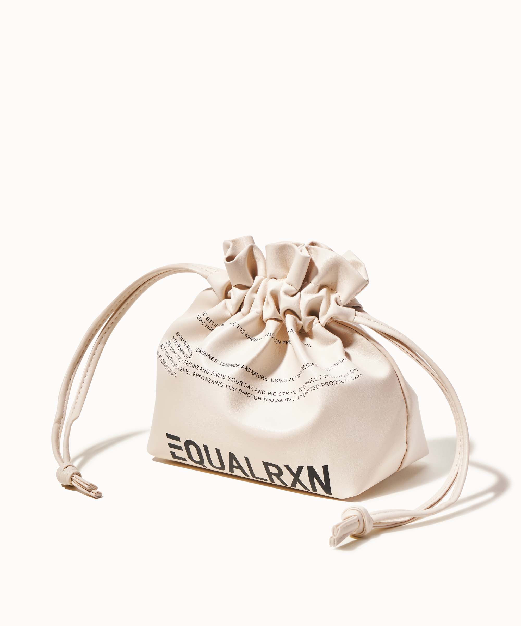 Vegan Leather Drawstring Toiletry Bag - EqualRXN