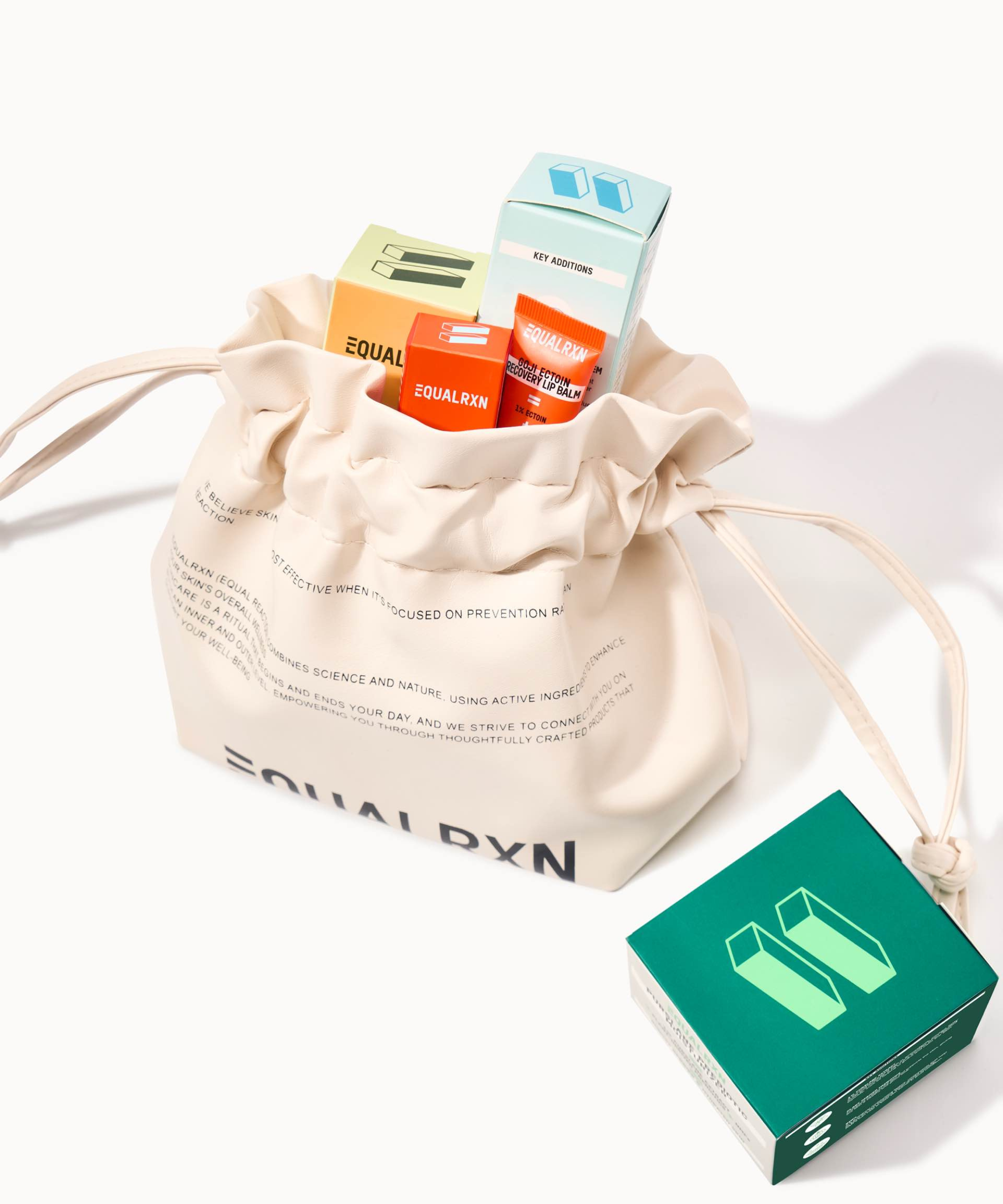 Vegan Leather Drawstring Toiletry Bag - EqualRXN