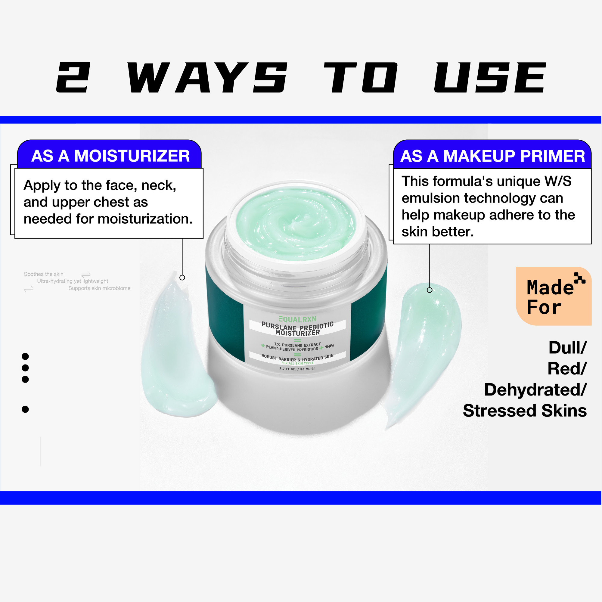 Purslane Prebiotic Moisturizer - EqualRXN