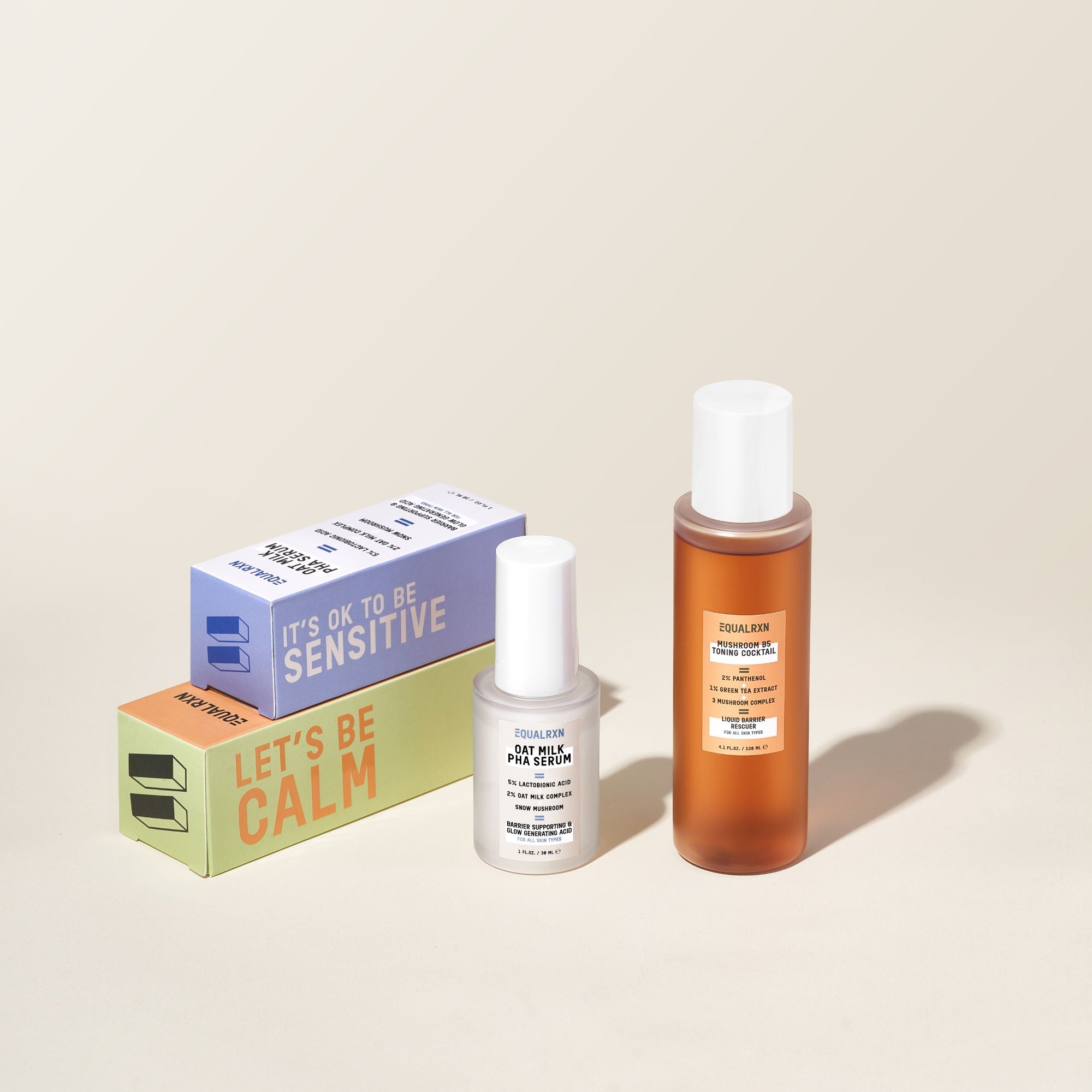 Skin Clarifying Bundle (Mushroom B5 Toning Cocktail + Oat Milk PHA Serum) - EqualRXN